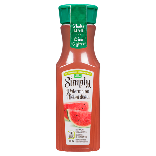 Simply Real Fruit Beverage Watermelon 340 Ml