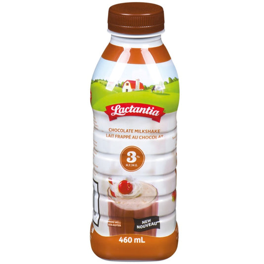 Chocolate milkshake 3% 460 mL Lactantia