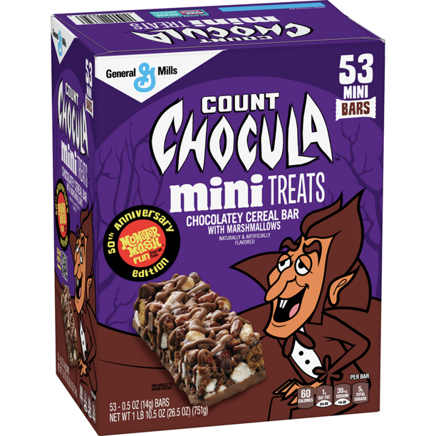 Count Chocula Mini Treat Bars 53 Count (751g)