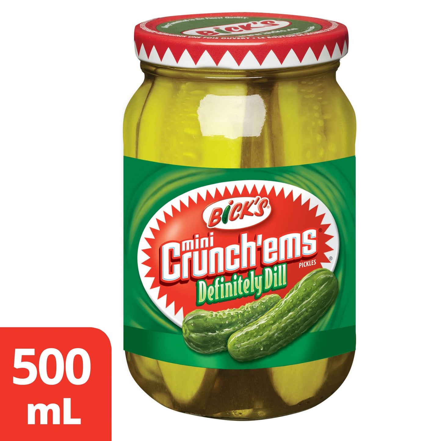 Bick's Mini Crunch'ems Garlic Rush Pickles