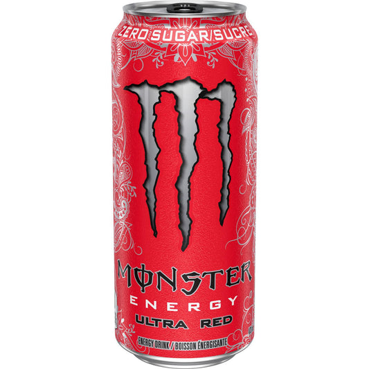 MONSTER ENERGY, Ultra Red, 473mL, Can
