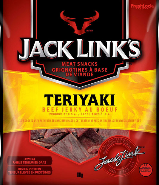 JACK LINK'S TERIYAKI BEEF JERKY 80G