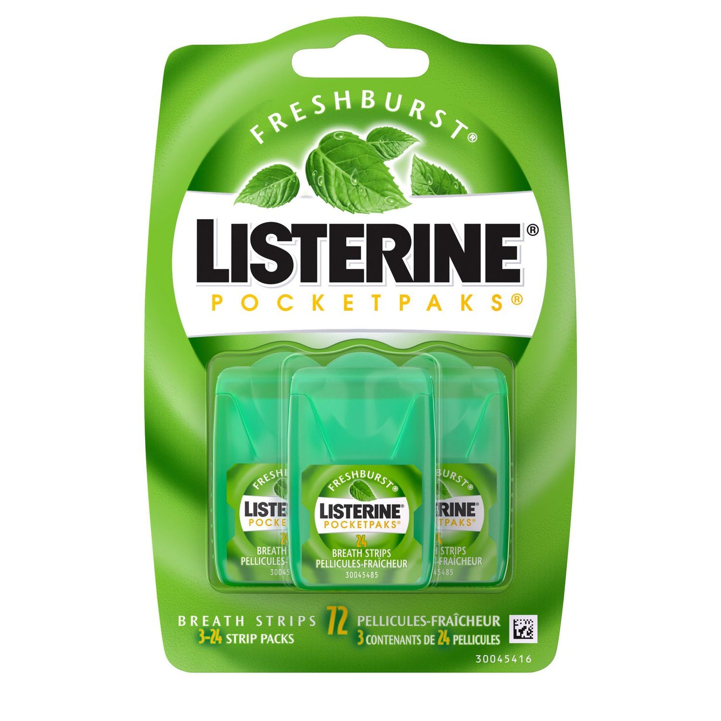 Listerine PocketPaks Fresh Burst, 72 Breath Strips