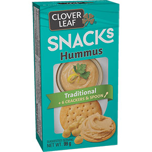 Clover Leaf Hummus Snacks - Traditional - 99g
