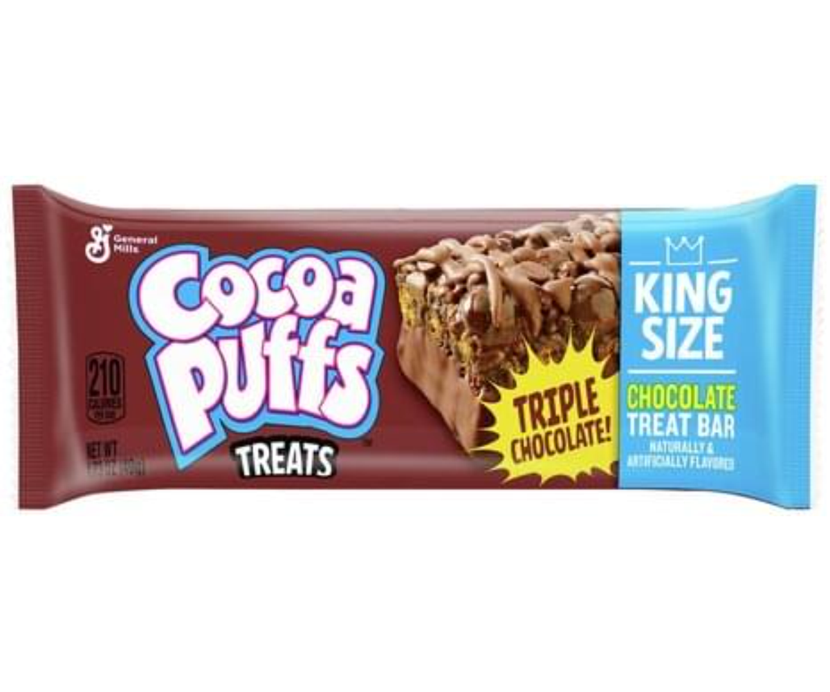 General Mills Cocoa Puffs Chocolate Treat King Size