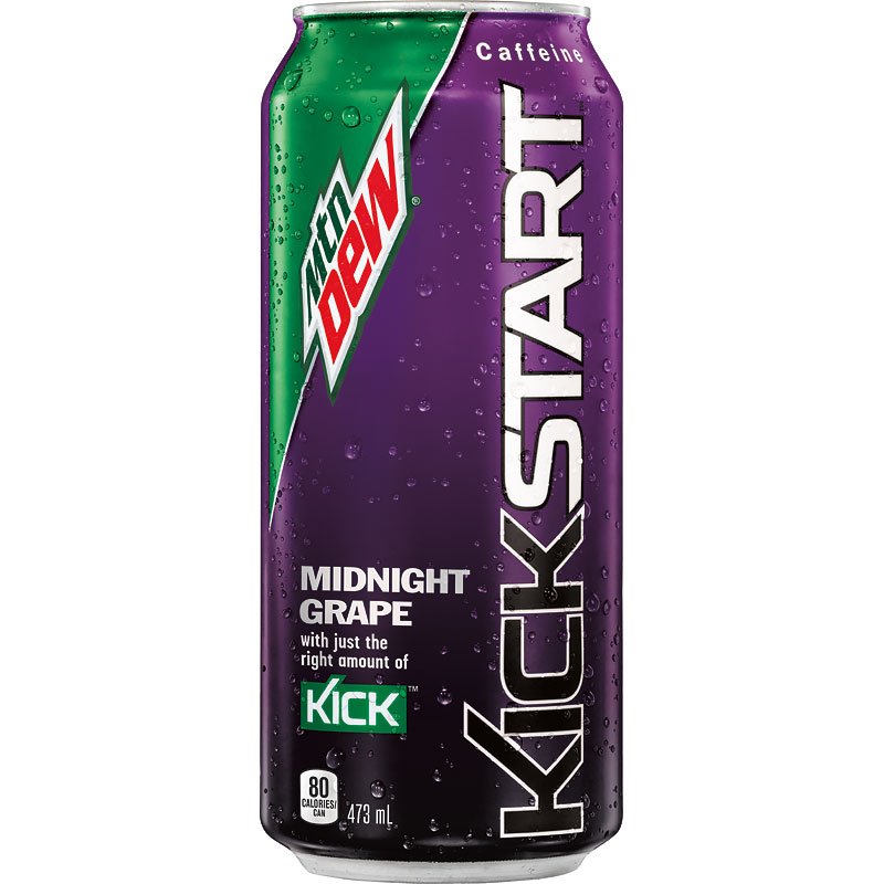 Mountain Dew Kickstart - Grape - 473ml