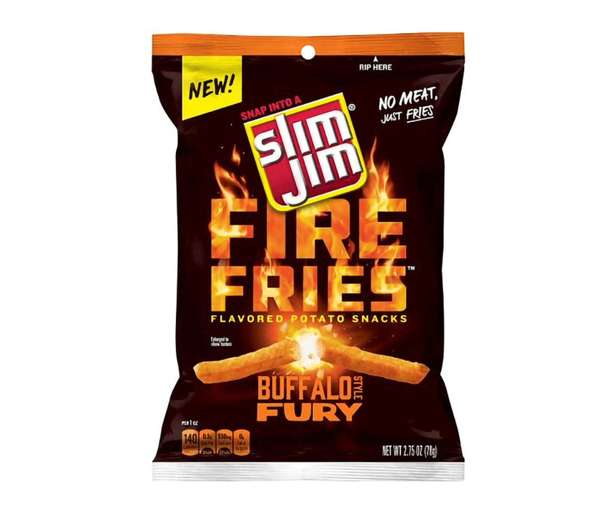 Slim Jim Fire Fries Buffalo Style Fury