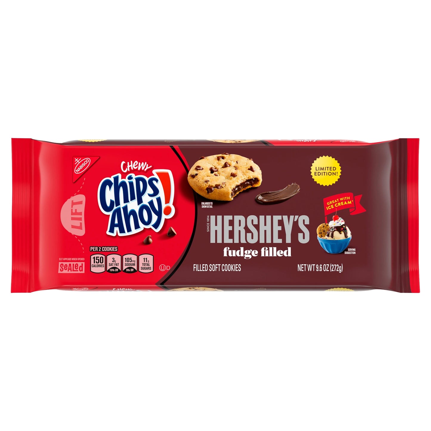 Chips Ahoy Chewy Hershey's Fudge Filled