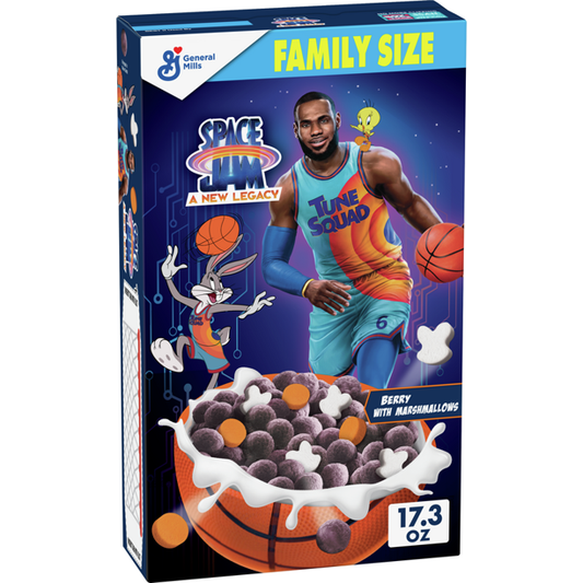 Space Jam Cereal, Berry with Marshmallows, 17.3 oz
