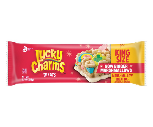 General Mills Lucky Charms Marshmallow Treats King Size