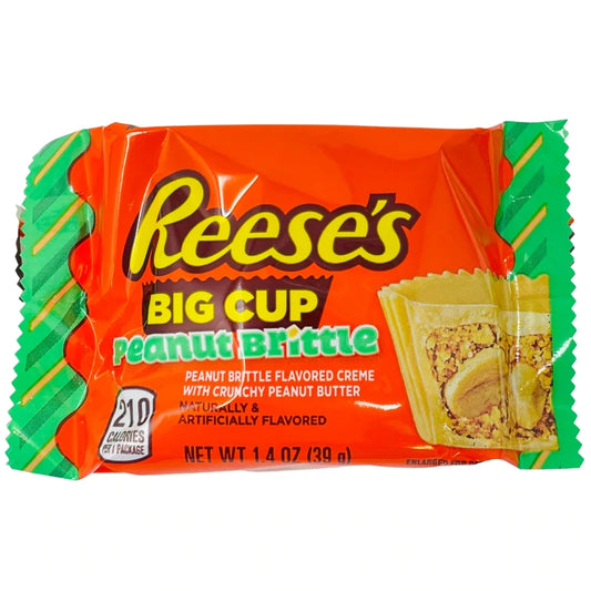 Christmas Reese's Christmas Peanut Brittle Big Cup - 1.4oz