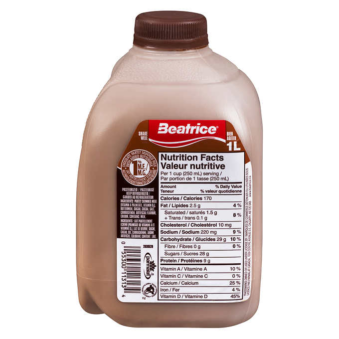 Beatrice 1% Chocolate Milk 1 L