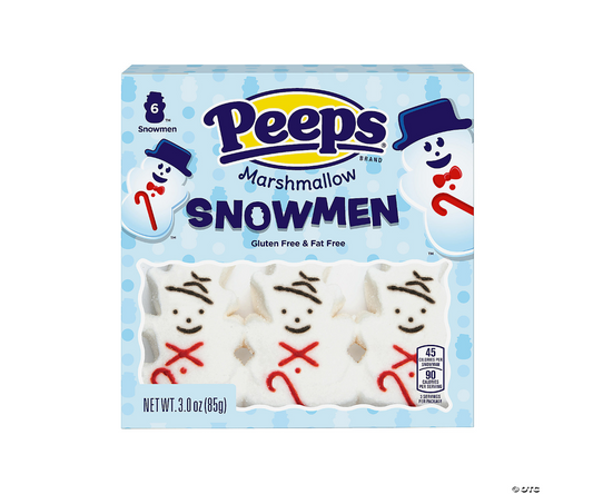 Peeps Marshmallows Snowmen