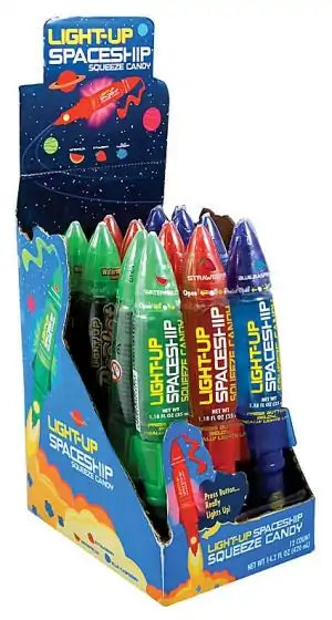 Light-up Spaceship Squeeze Candy